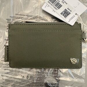 Lululemon Forest Green Card Case